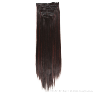 synthetic clip hair 8pcs per set